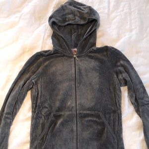 Juicy Couture Velour Zip Up Jacket